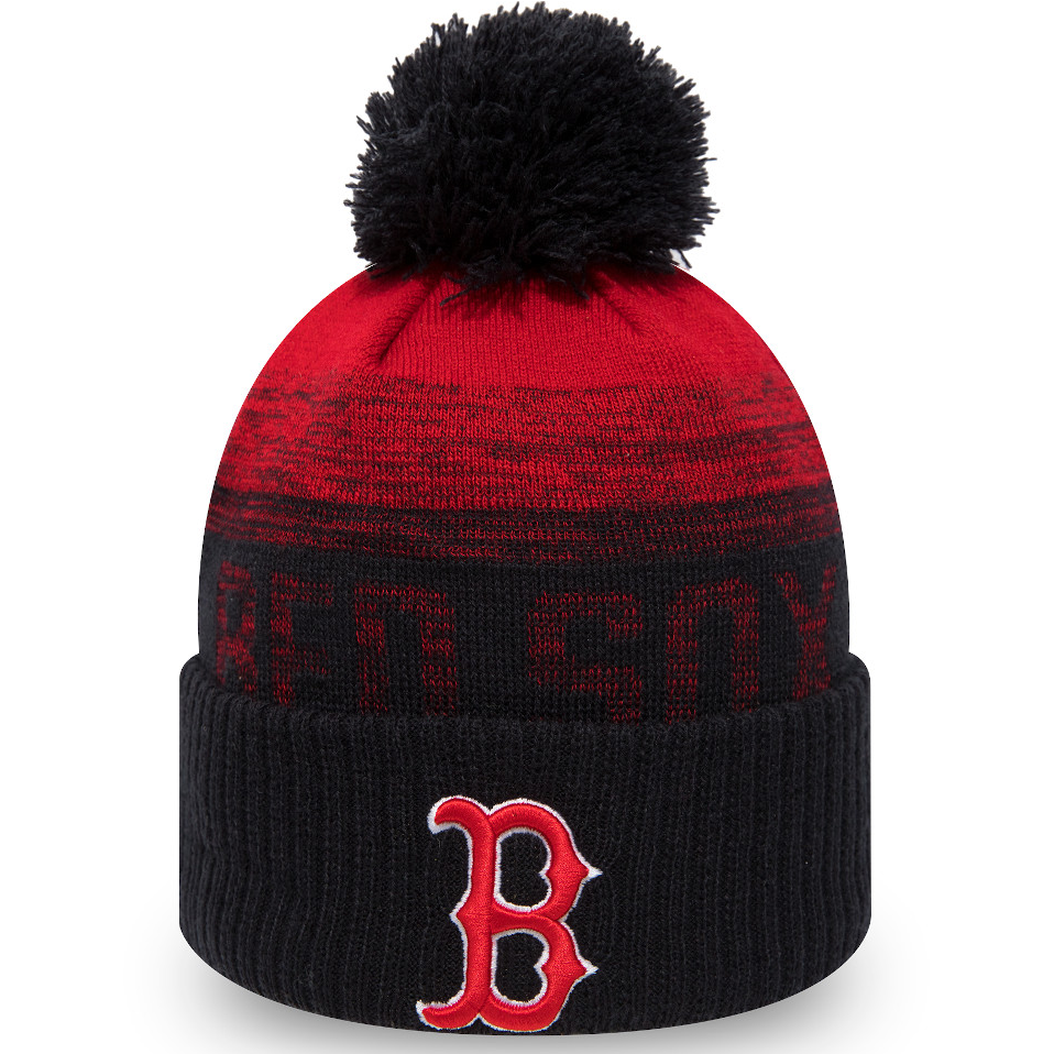 New Era - Boston Red Sox Bobble Sport - Beanie - Dark Navy/Red
