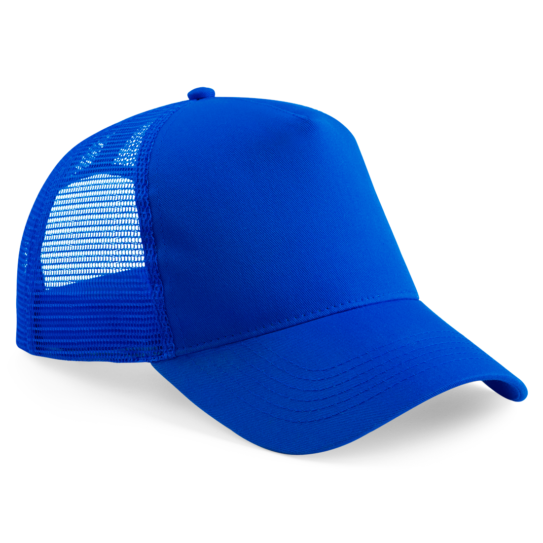 Beechfield - Trucker 5 Panel - Trucker/Snapback - Bright Blue