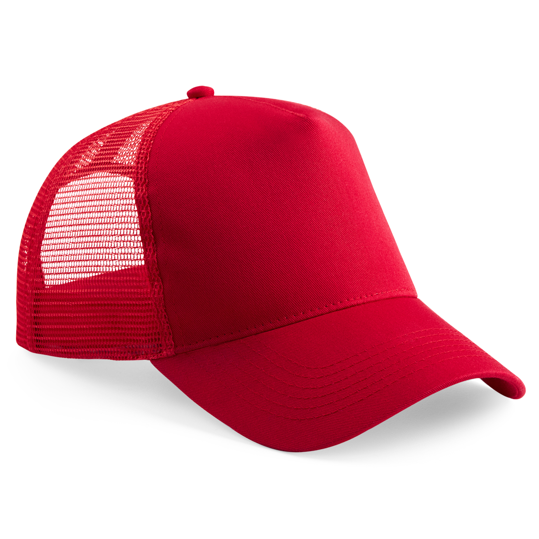 Beechfield - Trucker 5 Panel - Trucker/Snapback - Classic Red