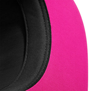 Beechfield - 5 Panel Contrast - Snapback - Black/Fuchsia