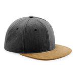 Beechfield - Suede Peak - Snapback - Vintage Black