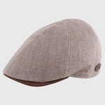 MJM Hats - Broker - Sixpence/Flat Cap -  Beige