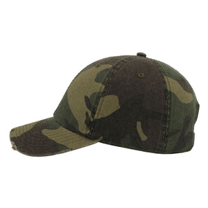 Atlantis - Dad Hat Destroyed - Adjustable - Camouflage