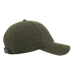 Atlantis - Dad Hat Destroyed - Adjustable - Olive