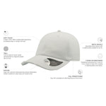 Atlantis - Dad Hat Destroyed - Adjustable - White