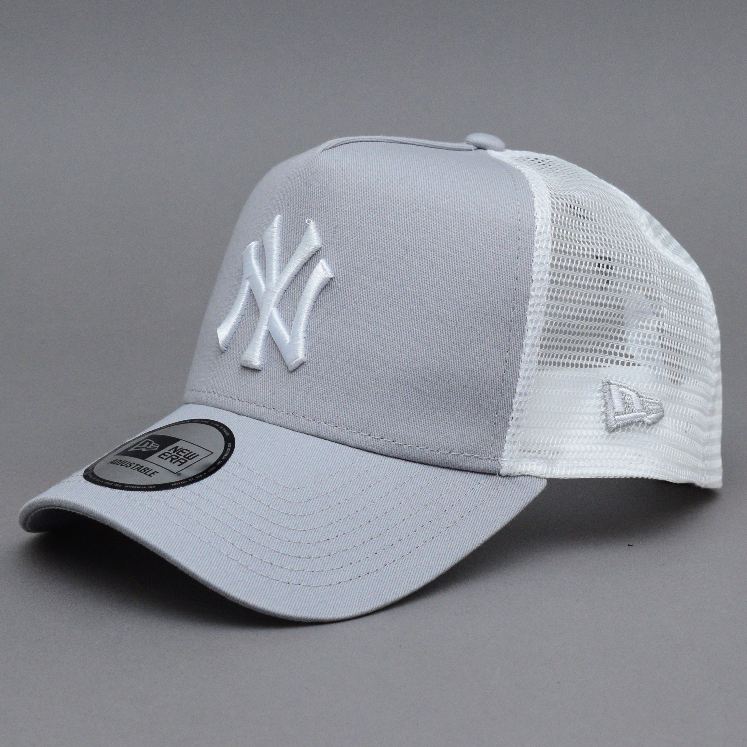 New Era - NY Yankees Clean 2 - Trucker/Snapback - Grey/White