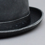 Stetson - Odenton Pork Pie Cloth Hat - Fedora - Black