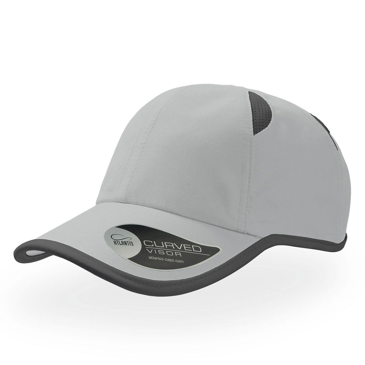 Atlantis - Gym Runner Cap - Adjustable - Grey/Grey