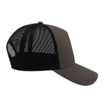 Atlantis - Rapper Cotton Cap - Trucker/Snapback - Dark Grey/Black