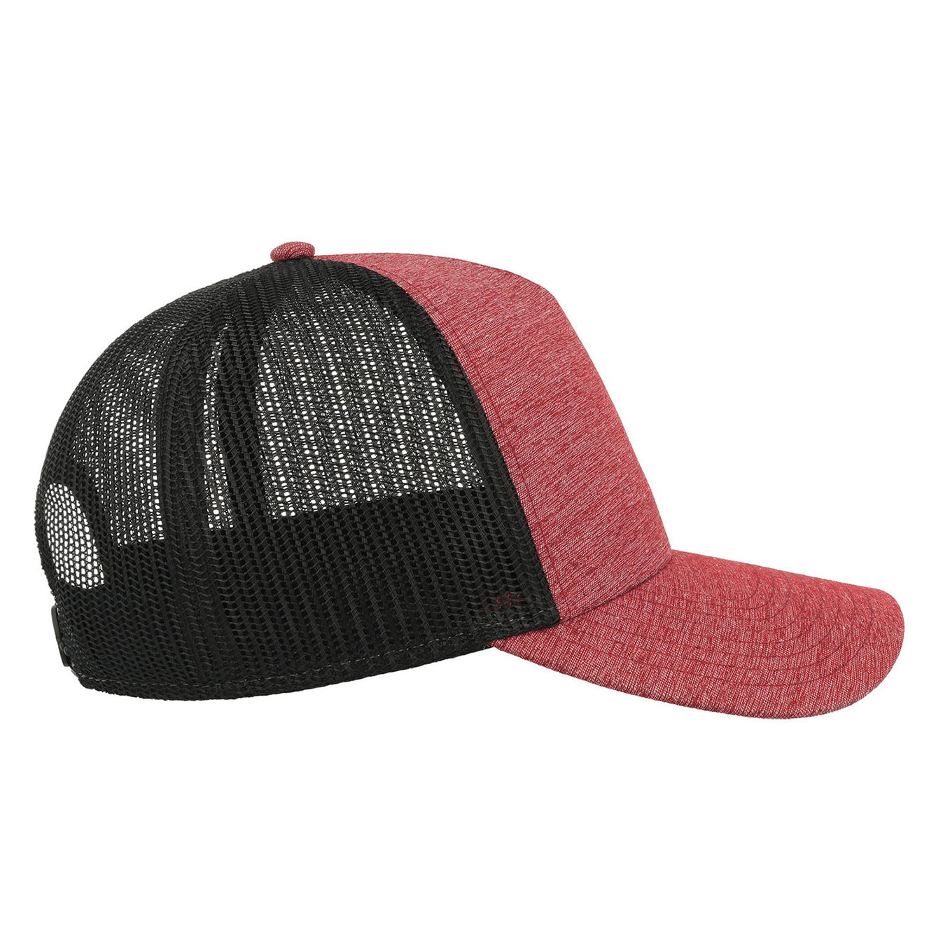 Atlantis - Rapper Melange Cap - Trucker/Snapback - Red