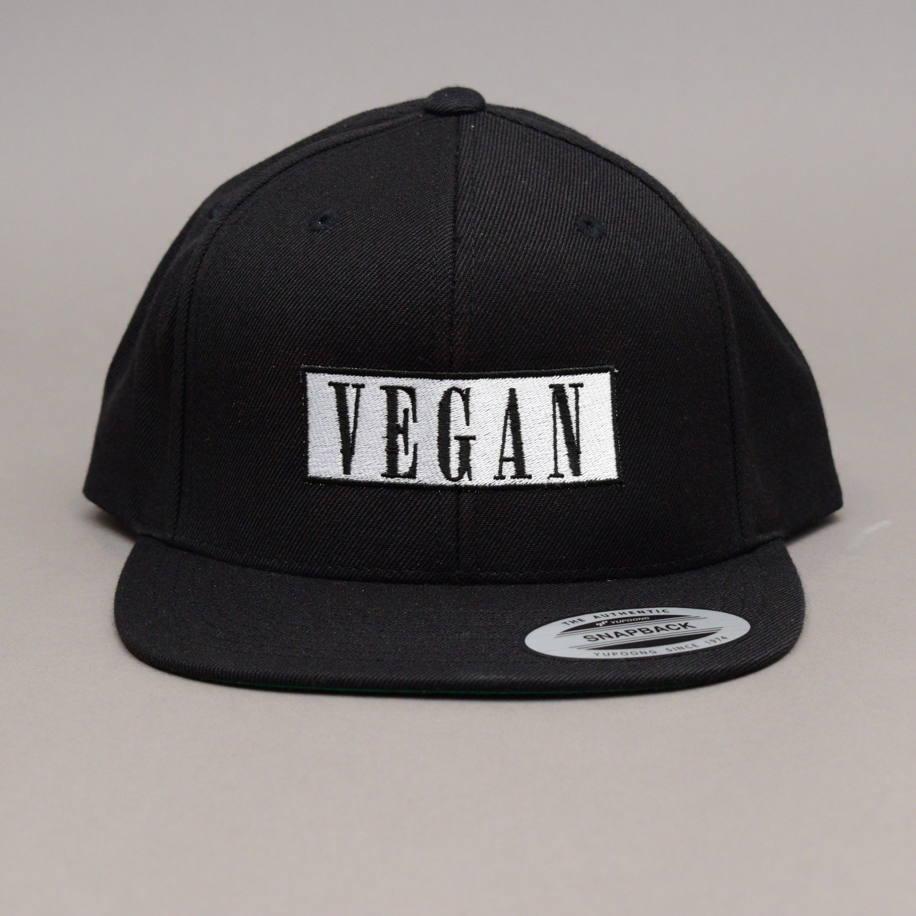 Vegan - Style 3 - Snapback - Black