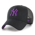 47 Brand - NY Yankees MVP Ballpark - Trucker/Snapback - Black/Purple