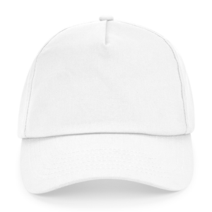 Beechfield - Authentic 5 Panel Cap - Adjustable - White