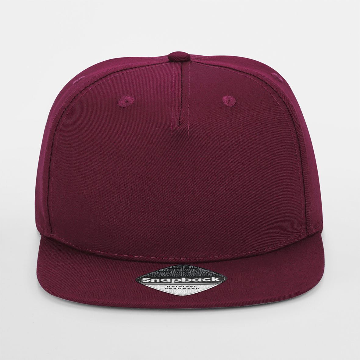 Beechfield - 5 Panel Rapper Cap - Snapback - Burgundy