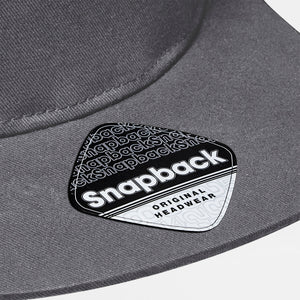 Beechfield - 5 Panel Rapper Cap - Snapback - Graphite Grey