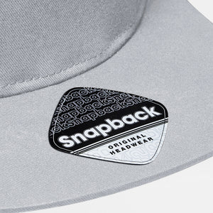 Beechfield - 5 Panel Rapper Cap - Snapback - Light Grey