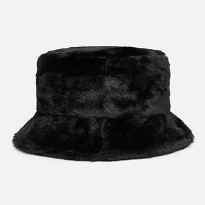 Kangol - Faux Fur - Bucket Hat - Solid Black