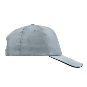 Myrtle Beach - 5 Panel Promo Sandwich Cap - Adjustable - Light Grey/Black