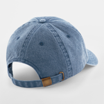 Beechfield - Low Profile Vintage Cap - Adjustable - Vintage Light Denim