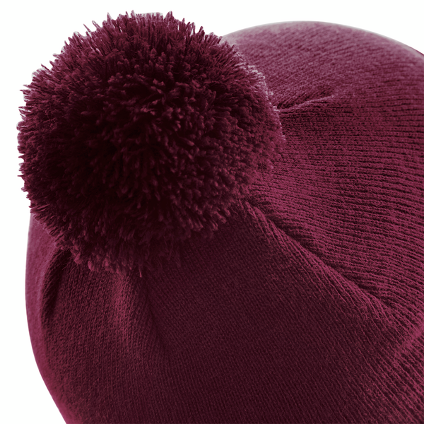 Beechfield - Original Pom Pom - Beanie - Burgundy