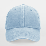 Beechfield - Low Profile Vintage Cap - Adjustable - Vintage Light Blue