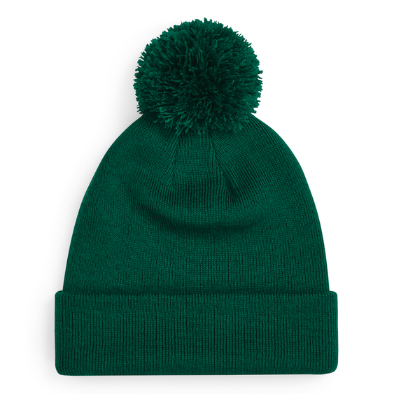 Beechfield - Original Pom Pom - Beanie - Bottle Green