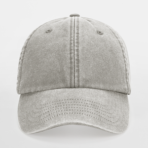 Beechfield - Low Profile Vintage Cap - Adjustable - Vintage Grey