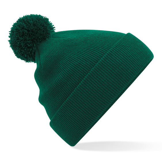 Beechfield - Original Pom Pom - Beanie - Bottle Green