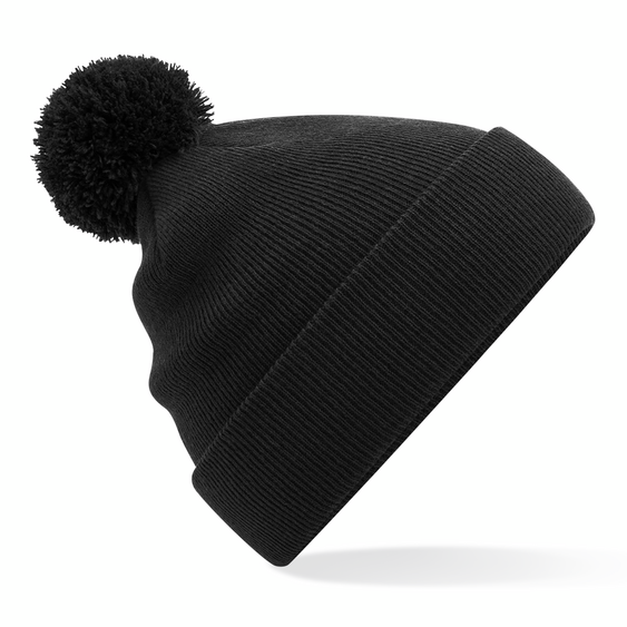 Beechfield - Original Pom Pom - Beanie - Black