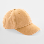 Beechfield - Low Profile Vintage Cap - Adjustable - Vintage Mustard