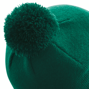 Beechfield - Junior Original Pom Pom - Beanie - Bottle Green