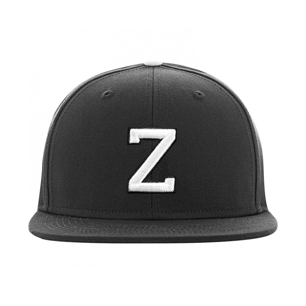 Headzone - Youth Letter Cap A to Z - Snapback - Black