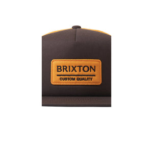 Brixton - Palmer Proper MP Mesh Cap - Trucker/Snapback - Brown/Gold