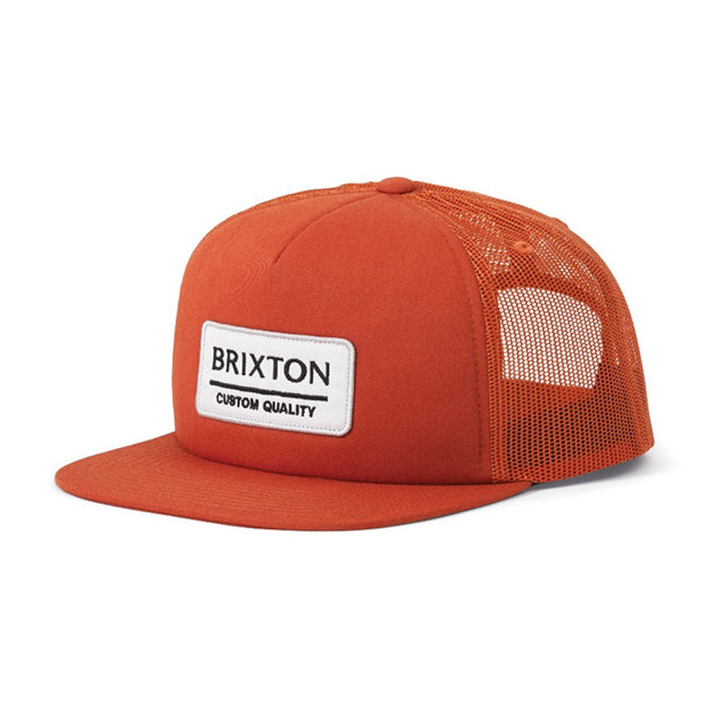 Brixton - Palmer Proper MP Mesh Cap - Trucker/Snapback - Rust Orange