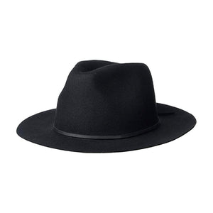 Brixton - Wesley Fedora - Fedora Hat - Black