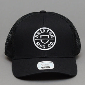 Brixton - Crest X MP Mesh Cap - Trucker/Snapback - Black/Black