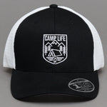 Ideal - Camp Life - Mesh Snapback - Black/White