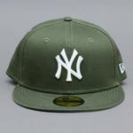 New Era - NY Yankees 59Fifty Essential - Fitted - Olive/White