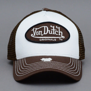 Von Dutch - Boston - Trucker/Snapback - White/Brown