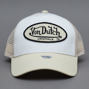 Von Dutch - Boston - Trucker/Snapback - White/Sand