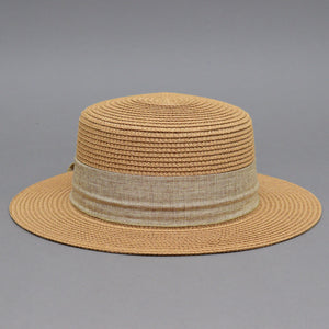 MJM Hats - Luca W Paper - Straw Hat - Brown