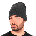 Yupoong - Fold Up Beanie - Dark Grey