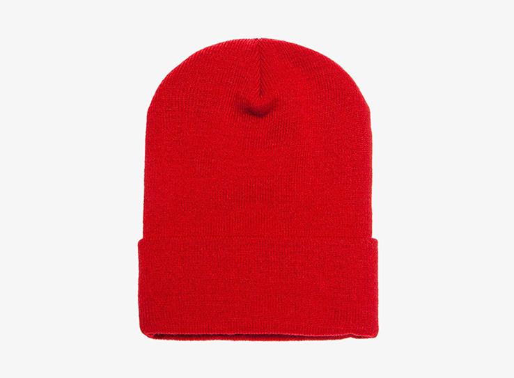 Yupoong - Fold Up Beanie - Red