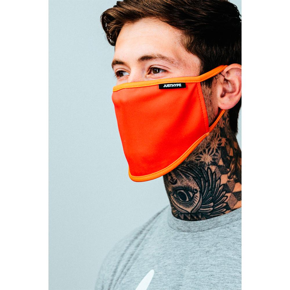 Hype - Adult Red Orange - Face Mask - Red/Orange