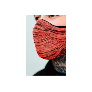 Hype - Adult Tech Knit - Face Mask - Pink/Black Melange
