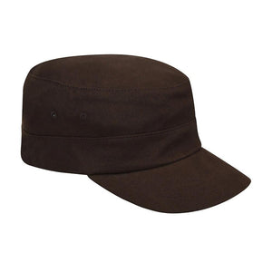 Kangol - Cotton Twill Army Cap - Flexfit - Brown