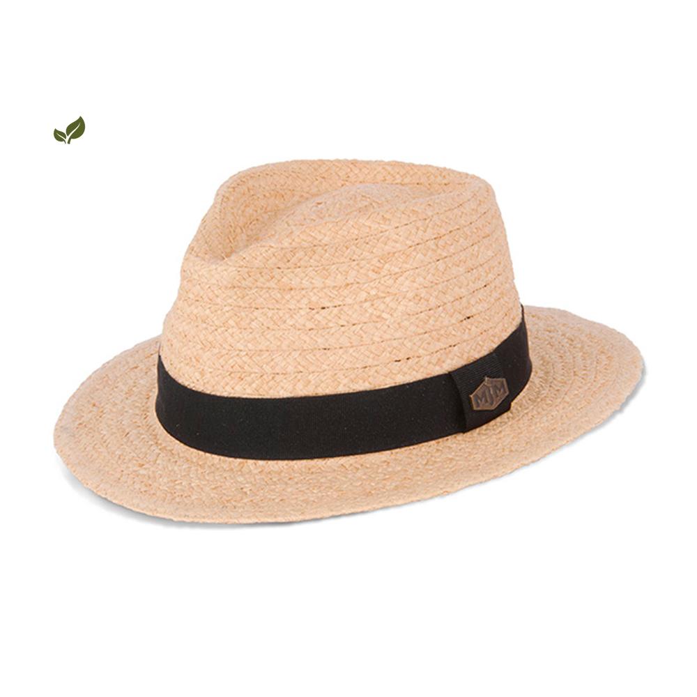 MJM Hats - Aksa 58045 Organic Raffia - Straw Hat - Beige