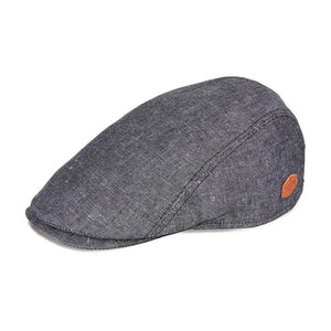 MJM Hats - Bang - Sixpence/Flat Cap - Black