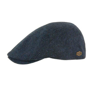 MJM Hats - Daffy 3 - Sixpence/Flat Cap - Blue