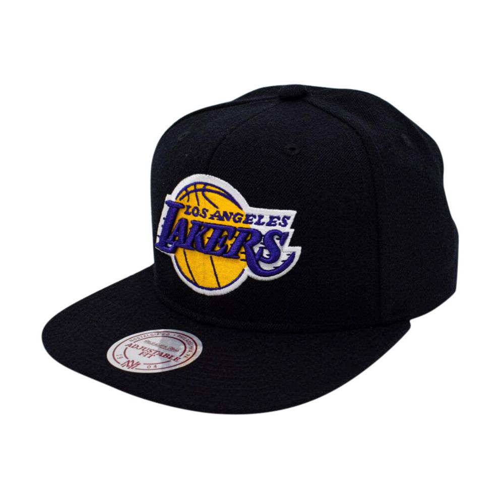 Mitchell & Ness - LA Lakers Wool Solid - Snapback - Black